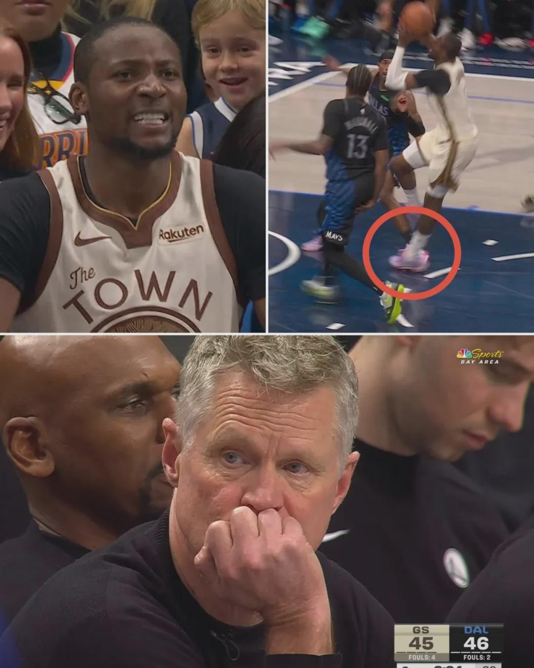 开云平台中国-崴脚受伤！库明加退赛！勇士生涯倒计时